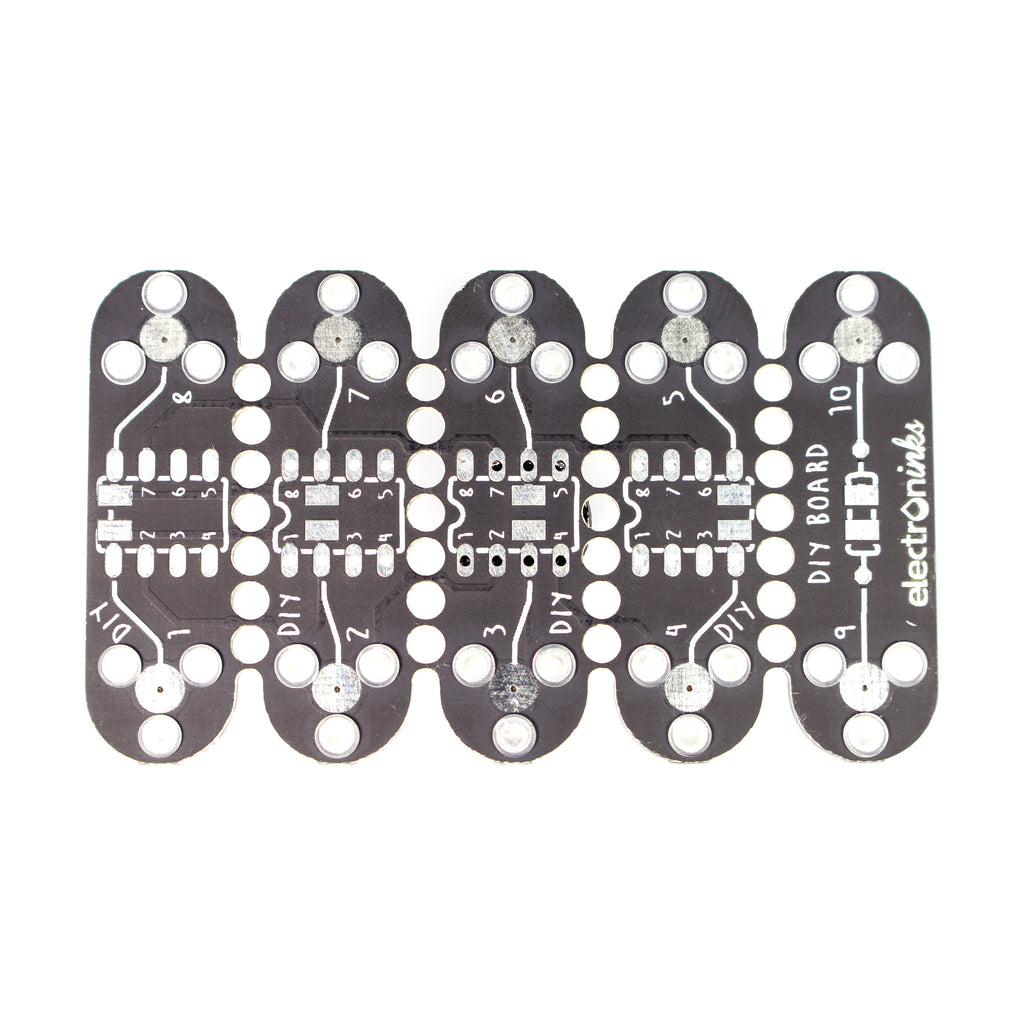 Circuit Scribe DIY circuit board module on a white background.