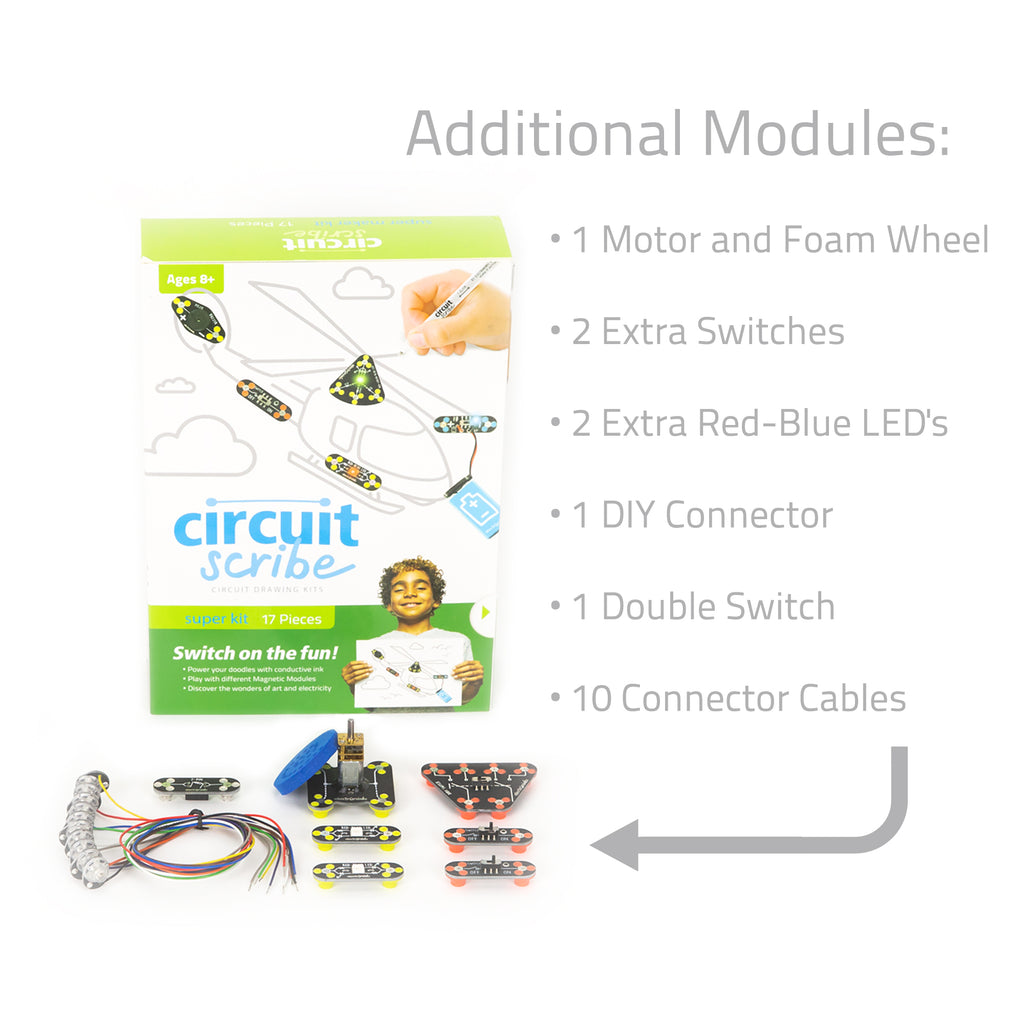 Draw Circuits: Easily create your own circuits using an amazing pen.